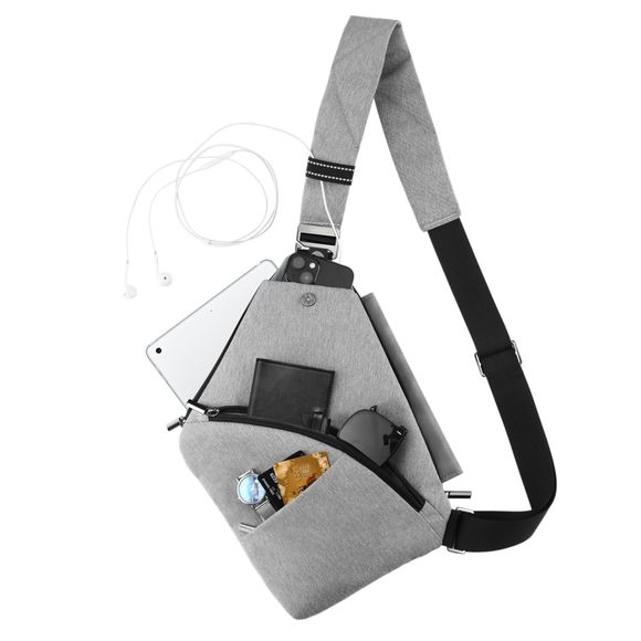 Sling Bag Men And, Anti Theft Crossbody Bag With Rfid & Waterproof -_- - Picture 1 of 6